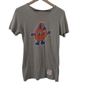 Women's Syracuse Medium Otto the Orange Mascot T-Shirt Cotton Tee Distant Replay